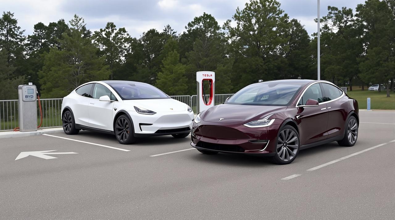电动车续航测试！特斯拉 vs 比亚迪，谁更强？